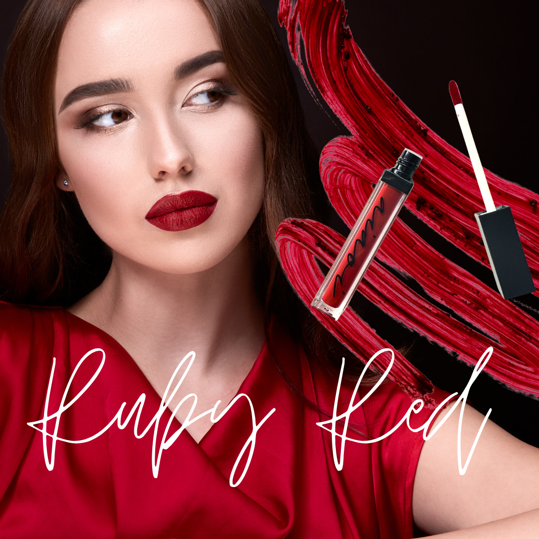 Long lasting Liquid Lipstick - Ruby Red