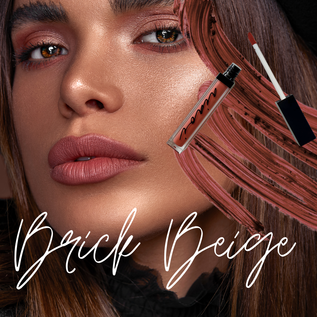 Long lasting Liquid Lipstick - Brick Beige