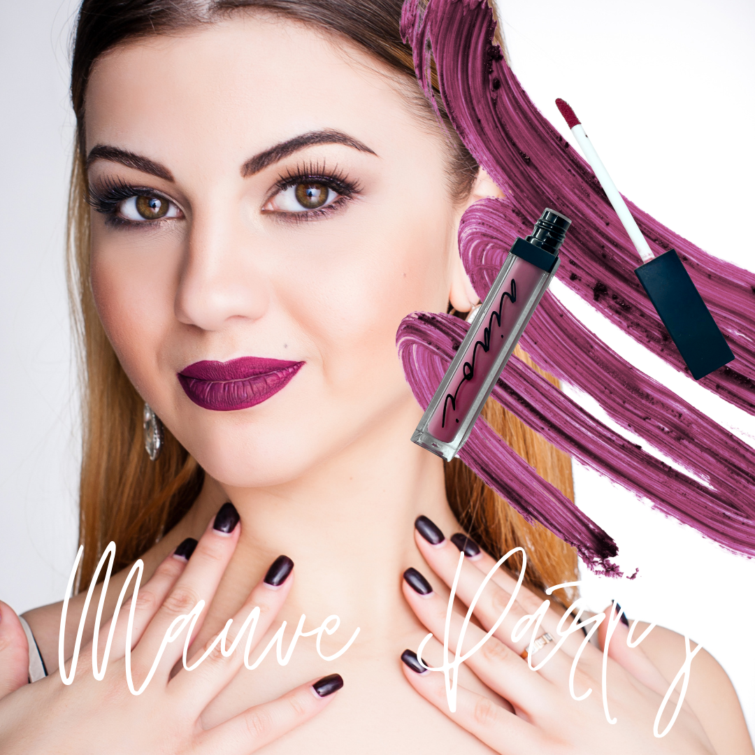 Long lasting Liquid Lipstick - Mauve Party