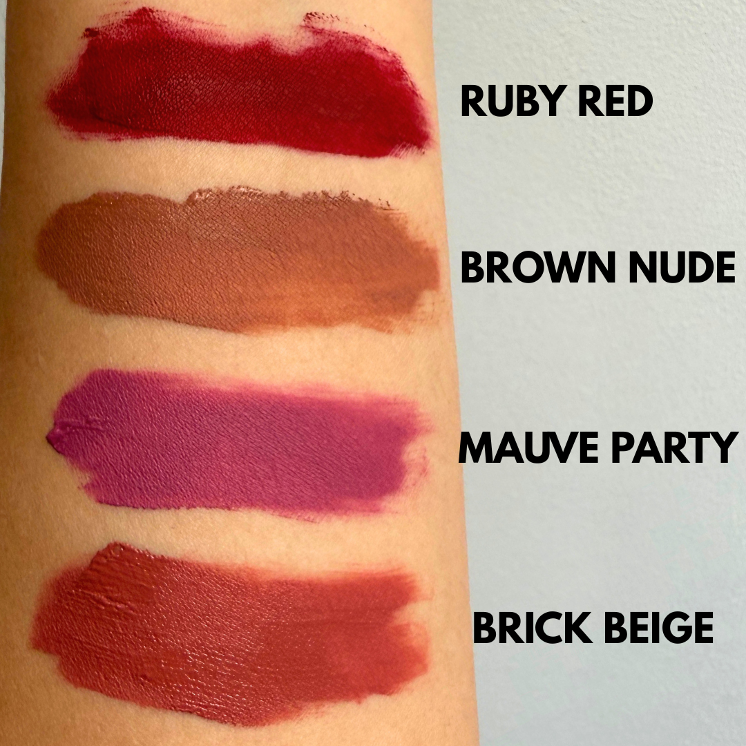 Long lasting Liquid Lipstick - Mauve Party
